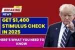 $1400 Stimulus Check in 2025