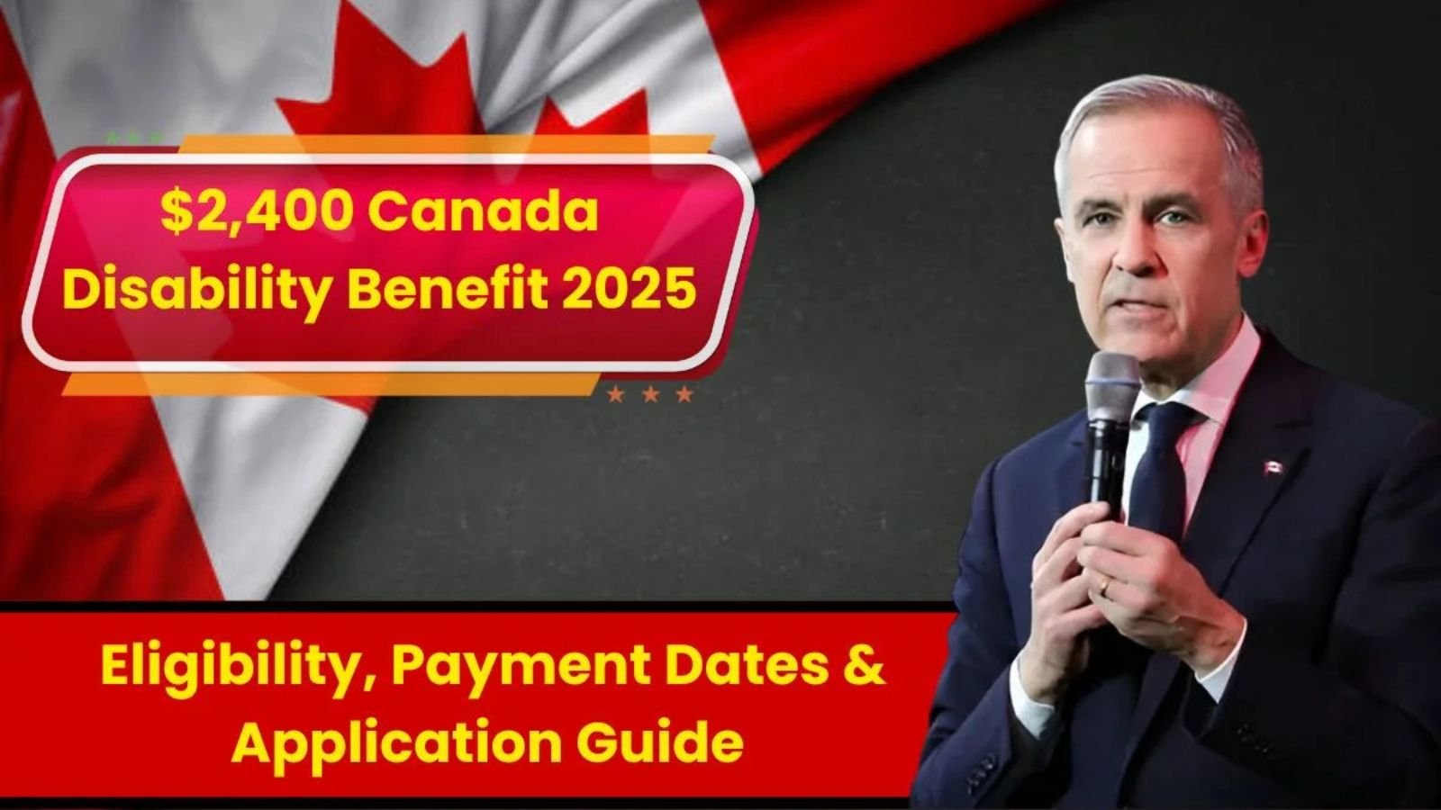 $2,400 Canada Disability Benefit 2025