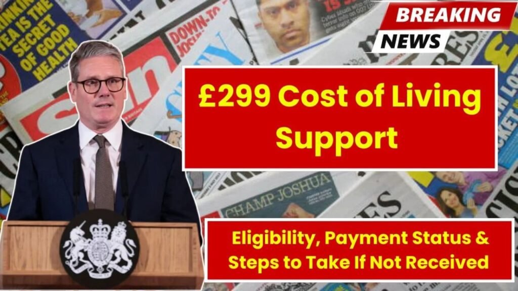 £299 DWP Payment
